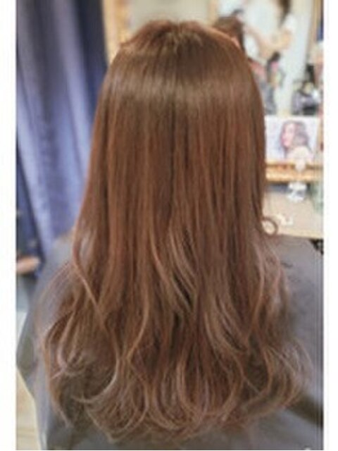 ◆春パーマ/ベージュカラー/ゆる巻きロング/美髪/ツヤ髪