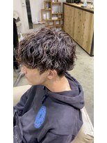 エルオム(EL.HOMME)&nbsp;波巻き、ツイスパ、ピンのMIXパーマ