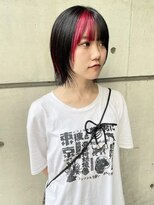 クリアーオブヘアー 栄南店(CLEAR of hair)&nbsp;ウルフボブ×レッドポイントカラー/OSUMI