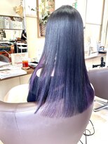 コアフィールフィス(COIFFURE fils)&nbsp;【見附　今町】M3Dストレート　インナーパープル