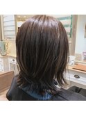 外ハネ/プラチナグレー30代40代50代