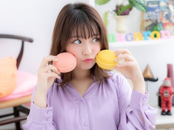 マカロン 須賀川店(macaron)の写真/【カット￥3400/リタッチカラー+カット￥4900】プチプライス&ハイクオリティで圧倒的人気サロン♪[須賀川]