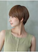 大人かわいいショートヘア似合わせカットイメチェン小顔