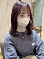 プラグ バイ ネオリーブ(plug by neolive)&nbsp;ラベンダーカラー×髪質改善 [髪質改善/縮毛矯正]韓国T☆