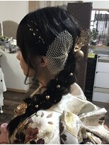 ヘアースタジオ ミウ(MiU) 成人式編み下ろしスタイル