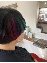 ヘアーアンドメイクアップモパ ダブルカラー
