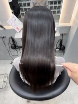 ロンドアベニール 北千住(Lond avenir)&nbsp;イメチェン外ハネボブ美髪ワイドバングレイヤー髪質改善縮毛矯正