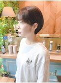 イメチェン外ハネボブ美髪ワイドバングレイヤーショート/大宮