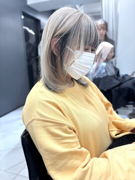 ランテルディ 渋谷(LANTERDIT) ホワイトベージュ インナーカラーブラック デザインカラー