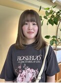 【loje】レイヤースタイル/オリーブベージュ/ブリーチカラー