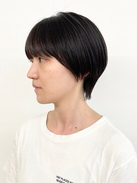 モリオフロムロンドン 松戸店(Morio from London) 【松戸　松田】前髪あり　まとまりマッシュショート　夏