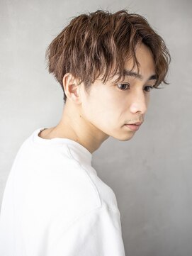 エイトメン 新宿店(EIGHT MEN) メンズ/センターパート/波巻きパーマ/新宿駅