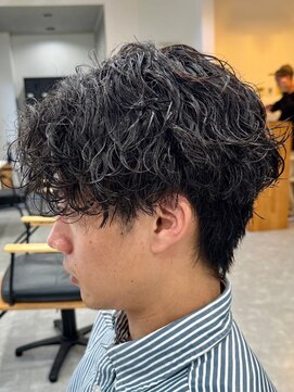 フゥ 宇都宮(FeU) メンズ波巻きスパイラルパーマシャドウパーマツイストパーマ緩め