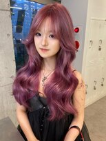 サンクプロジェクト(cinq PROJECT)&nbsp;ダメージレスなブリーチカラーで作るピンクカラー