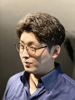 銀座 シノ 灯(shino HANARE)&nbsp;オールバックパーマスタイル