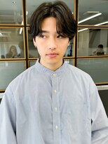 ソア 渋谷(soar)&nbsp;大人男性ニュアンスパーマナチュラルカラー秋メンズパーマ