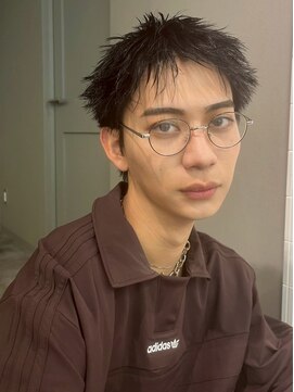 ベイルーム(BAYROOM by HONEY omotesando) ナードパーマ/スパイキーベリーショート/ブルーブラック1