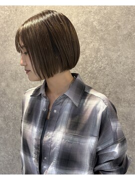 シック(chic.) ボブ/ミニボブ/ぷつっとボブ/ショートボブ/オリーブグレージュ