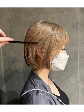 ペニー(PENNY) ボブ×ミルクティーベージュ