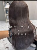 ミルクティーベージュ【中野美容室/イルミナカラー】