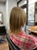 ビスイル 秋葉原店(Vis ill) 大人可愛いブリーチカラーベージュ