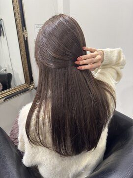 ♪髪質改善_艶カラー_ココアブラウン