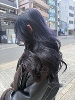 ラ キング(LA KING)&nbsp;着物ヘア/大人ガーリー/ダークアッシュ/似合わせカット/栄