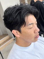 ラヴィズムバイフィフス 長岡古正寺店 長岡駅(LUVISM by fifth)&nbsp;長岡シャドウパーマ緩めスパイラルパーマ波巻きパーマッシュ30代