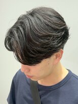 フィフス 大分(fifth) 大分毛流れニュアンスパーマメンズカットセンターパートマッシュ