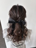 ヘアセット専門サロン by OKINAWA WATABE WEDDING 那覇店&nbsp;ハーフアップ