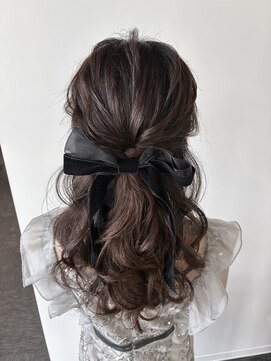ヘアセット専門サロン by OKINAWA WATABE WEDDING 那覇店 ハーフアップ