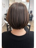 お手入れ簡単ショートボブ