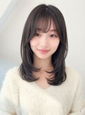レイヤーカット/春夏カラー/グレージュ/髪質改善