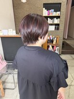 カンナカンナ 三佐店(cannaCANNA)&nbsp;ショートカット/ハンサムショート/ボルドーカラー/大人可愛い