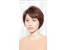 女性限定) トップのボリュームUPふんわりポイントパーマアンドカット