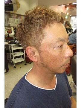 コアフィールフィス(COIFFURE fils) イエローベージュ×ソフモヒ