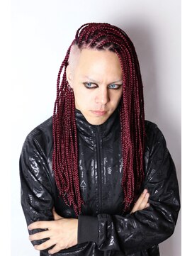 ゴーゴーヘアー(GOGO HAIR) Wine red braids(ワインレッドブレイズ)