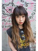 プルエクステでグラデーション