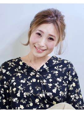 アフェット(hair make affetto) ちょっとお出かけセミロング アップスタイル