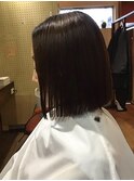 切りっぱなしボブ