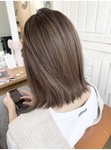 ハーフブリーチ×アッシュベージュ【池袋/20代/30代/40代】
