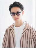 【aRietta】20代 七三オールバック　ワイルドショート ★ メンズ