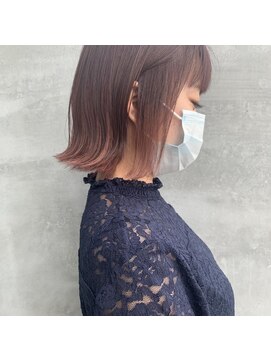 ブリック ヘアアンドスパ(BRICK HAIR&SPA) 切りっぱなし外ハネボブ