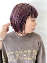 フォーク FOLK&nbsp;【FOLK】透明感ヴァイオレットインナーブラック☆似合わせボブ♪