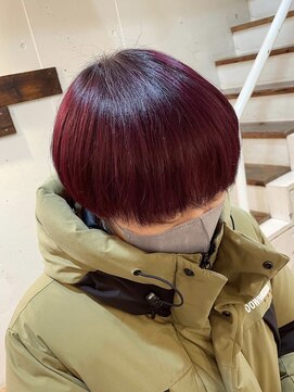 スタジオフォーエイチ(STUDIO 4H) 韓国マッシュ/ボルドー/レッド/バイオレット/ハイトーンカラー