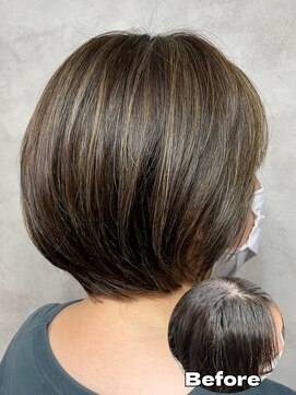 モイ(moy) 脱白髪染め!ロッド式白髪ぼかしハイライト/グラデーションカラー