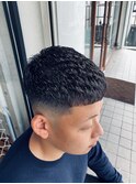 スキンフェード×濡れパンstyle