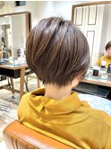 骨格補正×ハイウェイトショートボブ☆ココアベージュ