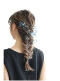 編みおろしヘアセット