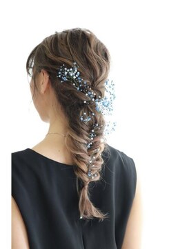 リミックス 塩川店(REMIX) 編みおろしヘアセット